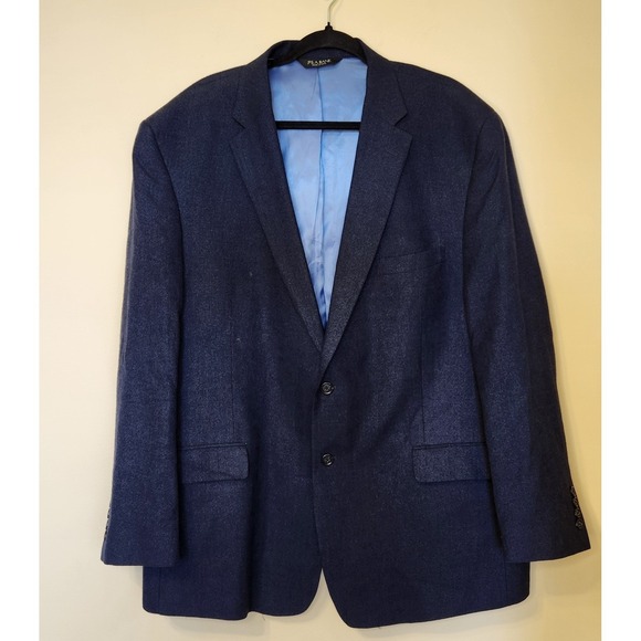 Jos. A. Bank Other - Jos A Bank Mens 50R Navy Blue Linen Wool Blend 2 Button Sport Coat Blazer Jacket